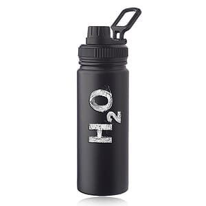 Houston 23 oz. Stainless Steel Water Bottle with Carrying Handle
