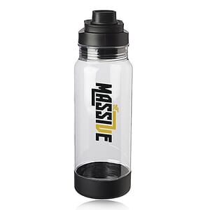 Yutan 40 oz. Wide Mouth Plastic Water Bottle