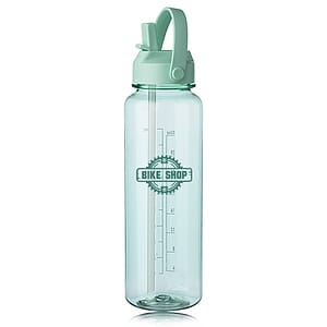40 oz. Stella Plastic Water Bottle with Measurements