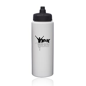 32 oz. HDPE Plastic Water Bottles with Quick Shot Lid