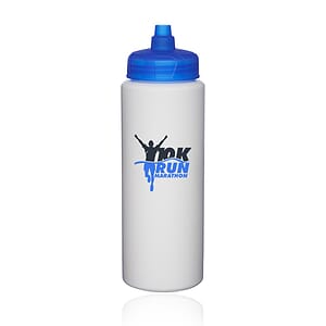 32 oz. HDPE Plastic Water Bottles with Quick Shot Lid