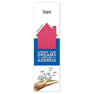Seed Paper Shape Bookmark