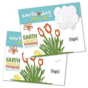 Seed Paper Shape Postcard