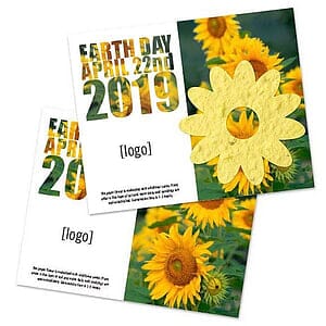 Seed Paper Shape Postcard