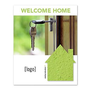 Seed Paper Shape Postcard
