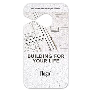 Seed Paper Door Hanger