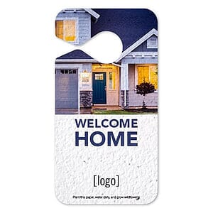 Seed Paper Door Hanger