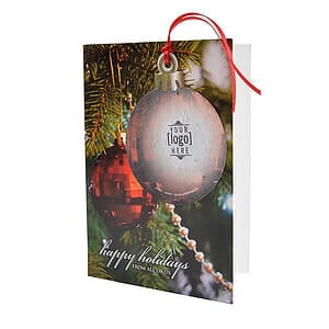 Printed Shape Ornament Folding Card