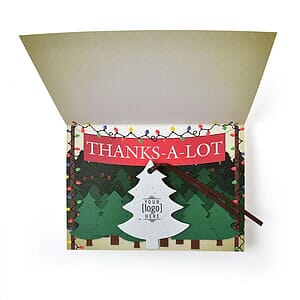 Printed Shape Ornament Folding Card