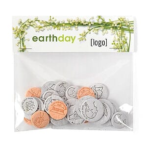 Earth Day Seed Coin Cello Pack