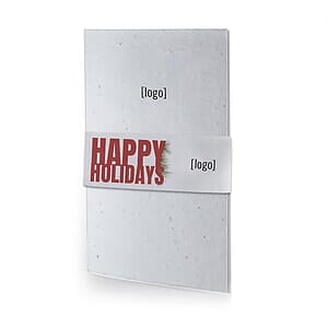 Holiday Seed Paper Notebook