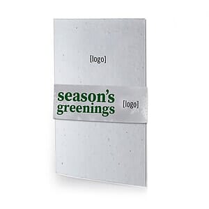 Holiday Seed Paper Notebook