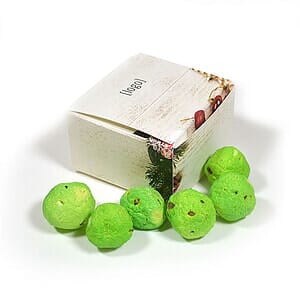 Cardstock Holiday Gift Box with 6 Bombs inside