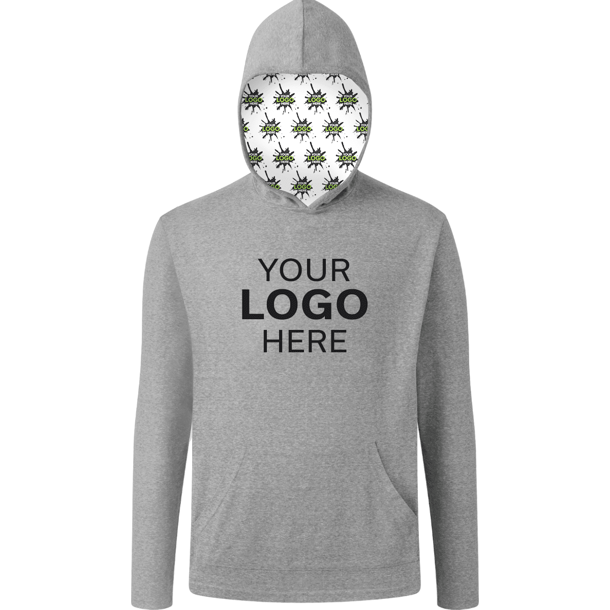 Your Logo Here Triblend Pullover Hoodie
