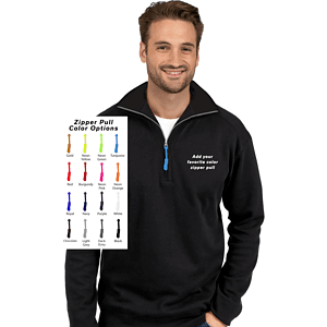 Custom Zipper Pull 1/4 Zip Pullover