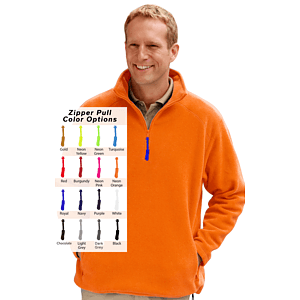 Custom Zipper Pull Polar Flleece Pullover
