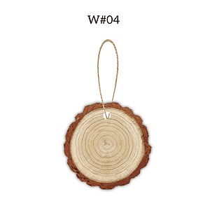 Free Shipping Full Color Christmas Ornament - Trunk w/ hemp rope