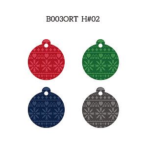 3" Full Color Christmas Ornament - Round
