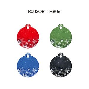 3" Full Color Christmas Ornament - Round
