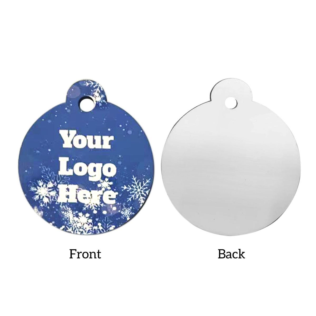 3" Full Color Christmas Ornament - Round