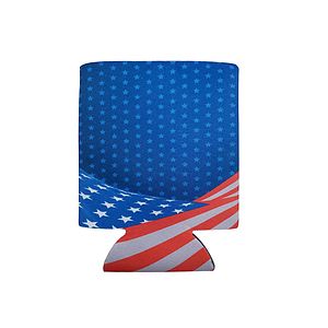 Flag Design Collapsible Can Cooler #FC15