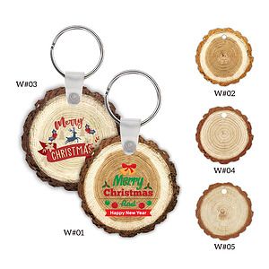 US STOCK 2" Full Color Christmas Ornament - Trunk w/ Key Ring