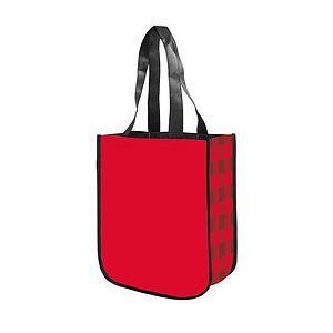 LOW MOQ US STOCK Lulu Lemon Style 130GSM Laminated Tote Bag-CLOSE OUT