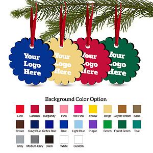 Free Shipping Solid Color Christmas Ornament - Flower