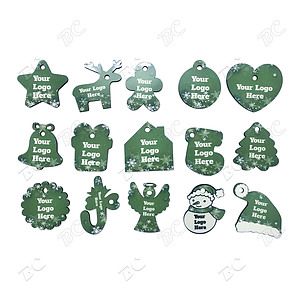 Free Shipping Full color Custom Christmas Ornaments