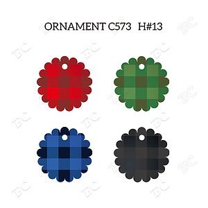Free Shipping Full Color Christmas Ornament - Flower