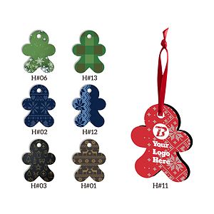 Free Shipping Full Color Christmas Ornament - Ginger man
