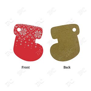Free Shipping Full Color Christmas Ornament - Socking