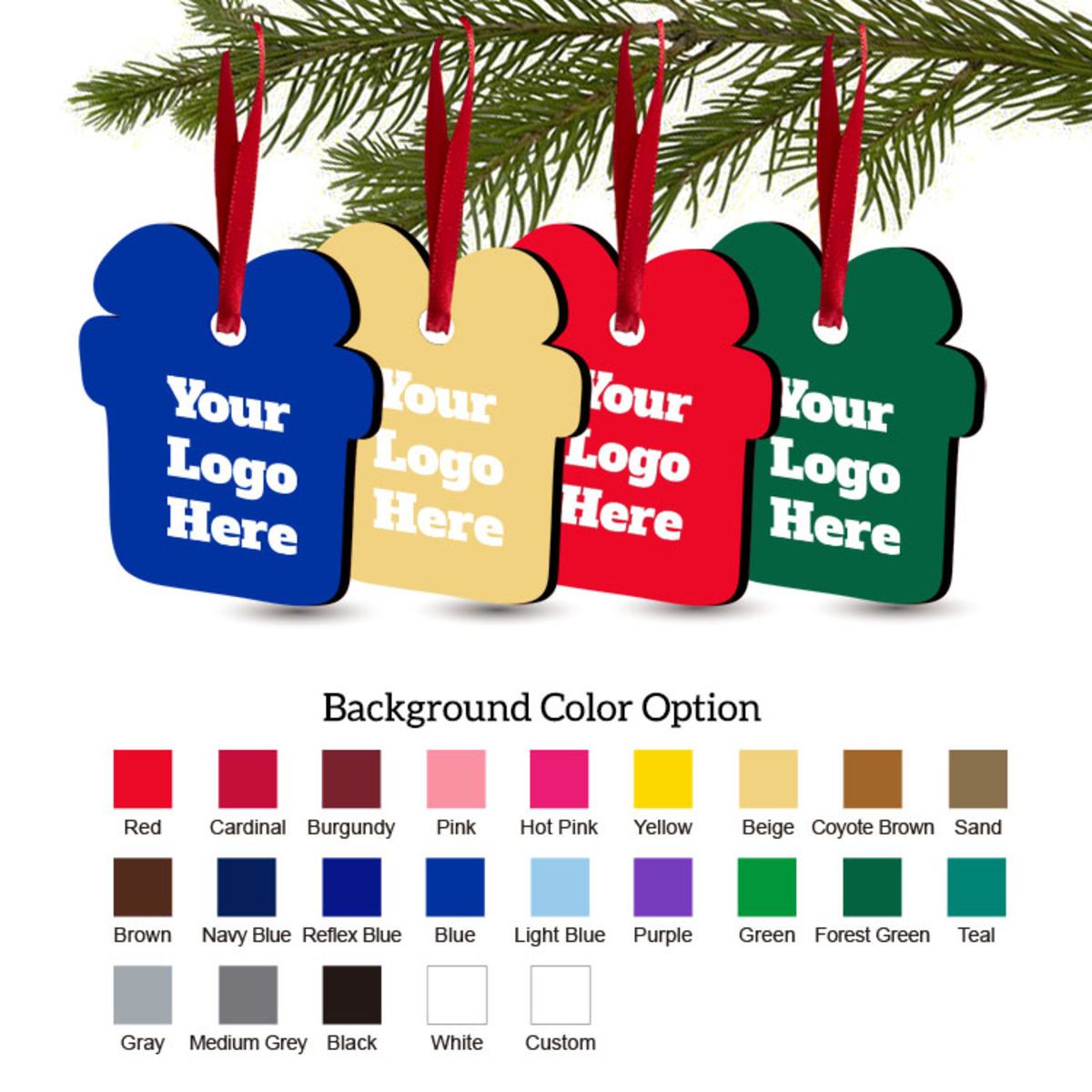 Free Shipping Solid Color Christmas Ornament - Gifts