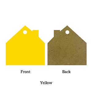 Free Shipping Solid Color Christmas Ornament - House
