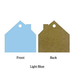 Free Shipping Solid Color Christmas Ornament - House