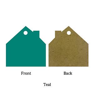 Free Shipping Solid Color Christmas Ornament - House