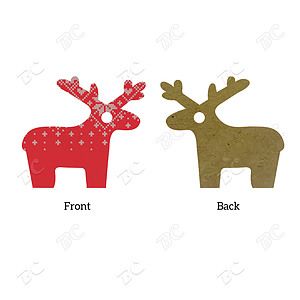 Free Shipping Full Color Christmas Ornament - Reindeer