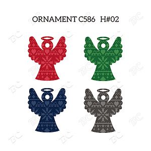 Free Shipping Full Color Christmas Ornament - Angel
