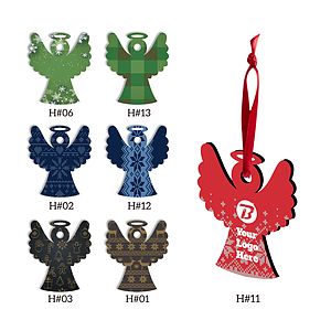 Free Shipping Full Color Christmas Ornament - Angel