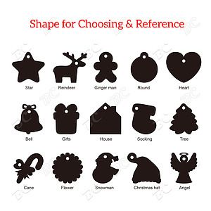 Free Shipping Full color Custom Christmas Ornaments