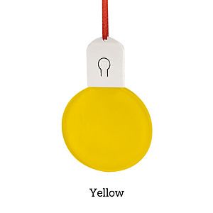 Free Shipping Full Color Christmas Illuminated Acrylic Round Ornament
