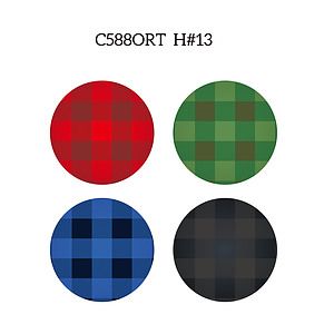 Free Shipping Full Color Christmas Illuminated Acrylic Round Ornament