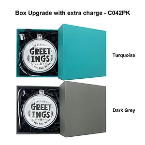 3 Clear Round Full Color Aluminum Sheet Ornament