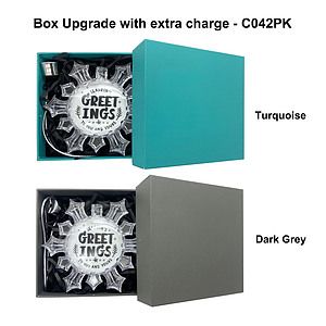 3 Clear Snowflake Full Color Aluminum Sheet Ornament