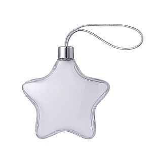 3 Clear Star Full Color Aluminum Sheet Ornament
