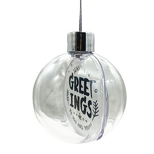 Low MOQ. Clear Ball Full Color Aluminum Sheet Ornament