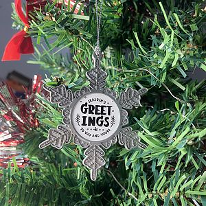 Die Cast Snowflake Ornament