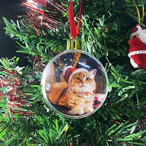 MDF Full Color Clear Round Ornament