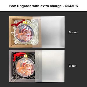 MDF Full Color Clear Round Ornament