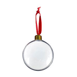 MDF Full Color Clear Round Ornament